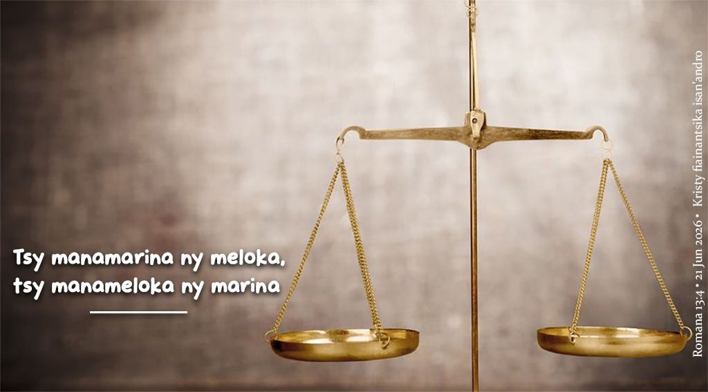 Tsy manamarina ny meloka, tsy manameloka ny marina